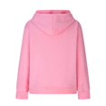 thumbnail image 5 of VISALY Hoodies Pullover Drawstring Sweatshirt Half Zip Sweatshirts Cropped Hoodies Quarter Zip Up Pullover Sweaters Winter Casual Sweaters Waffle Sweater Fall Sweatshirt Pink Xl, 5 of 6