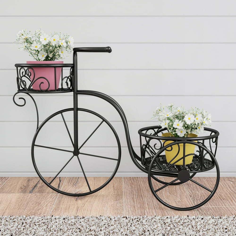 Tricycle Plant Stand 2Tiered Indoor or Outdoor Vintage Display by
