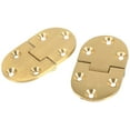 thumbnail image 4 of 2Pcs Brass Butler Tray Hinge Round Edge Folding Flip Top Hinge 2-1/2"x1-1/2" With Screws Folding Flap For Many Kinds of Folding Table,Round Edge Hinge, Round Edge Hinge, 2Pcs Brass Butler Tray H, 4 of 9