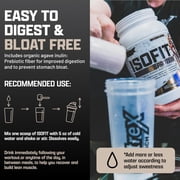 Nutrex Research IsoFit Cookies and Cream – 100% Whey Protein Isolate Powder for Lean Muscle, Recovery & Strength Support 30 Servings
