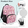 thumbnail image 7 of KUIFORTI Butterfly Bow Girls Backpack Cute Kids School Bag with Front Pockets Large Capacity Backpack for Elementary Primary Middle Back to School Supplies, 7 of 7