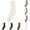 A-White139, variant on Yuanlong Womens Crew Socks Knit Socks Autumn And Winter Solid Ribbed Cozy Everyday Casual Wear Hosiery