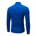 thumbnail image 3 of YDDIAN Compression Turtleneck Men Football Long Sleeve Mock Thermal Soft Pullover Knitted Slim Fit Underwear Pullover Navy 2XL, 3 of 5