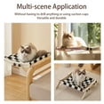 thumbnail image 6 of Cat Hammock Radiator, Dual-use Cat Window Hammock for Indoor Cats, Adjustable Wood Cat Radiator Beds Cat Window Beds Holds Up 18kg for Home Living Room Gray Pink Can be Hung or Placed, 6 of 8