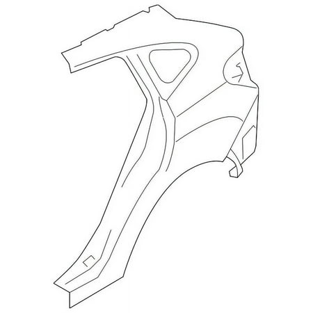 Genuine OE Subaru Quarter Panel - 51439FL1709P Fits select: 2018-2021 SUBARU CROSSTREK PREMIUM