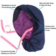 thumbnail image 3 of Gorro de enfermera Scrub Cap ABAMERICA con forma de cola de caballo para mujer, 3 of 5