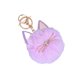 thumbnail image 1 of Qarigey Lindo llavero patrón moderno moda Auto llavero portátil Simple colgante piel Artificial hebilla fiesta cumpleaños regalos DIY Accesorios de disfraces Púrpura claro Qarigey AP014328-02, 1 of 6