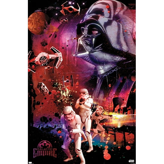 Star Wars: Empire Strikes Back - Empire Wall Poster, 22.375" x 34"