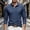 Dark Blue, variant on Kosheko Men's Point-Collar Contrast-Trim Pocket Rugged Shirt, Breathable Cotton Blend for casual business wear Yellow M