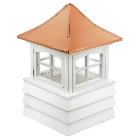 Cupola Copper Roof - Good Directions Guilford Vinyl Shiplap Cupola with Copper Roof - 18