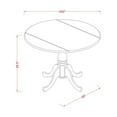 thumbnail image 5 of Kitchen Table Set with 4 Chairs - Hollywood Regency Dining Set - Asian Hardwood Table & Chairs, 5 of 5