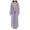 Light Purple, variant on Celivon Terry Cloth Robes For Women Spring Autumn Long Pajamas Smooth Water Absorbing Quick Drying Nightgown Bathrobe