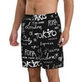thumbnail image 2 of Disketp Men'S Swim Trunks Hawaiian Breathable Surf Beach Swimsuits Mesh Lining Beach Shorts With Pockets-Travel The World, 2 of 9