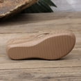 thumbnail image 5 of Hurxie Mary Jane Square Toe Black Ballet Flats for Women Comfortable Ankle Strap Casual Slip On Flats Khaki 39, 5 of 8