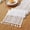 white D, variant on Vintage Beige Table Runner Christmas Crochet Lace Cotton Blended Fabric with Tassel For Coffee Table Decor Wedding Decoration