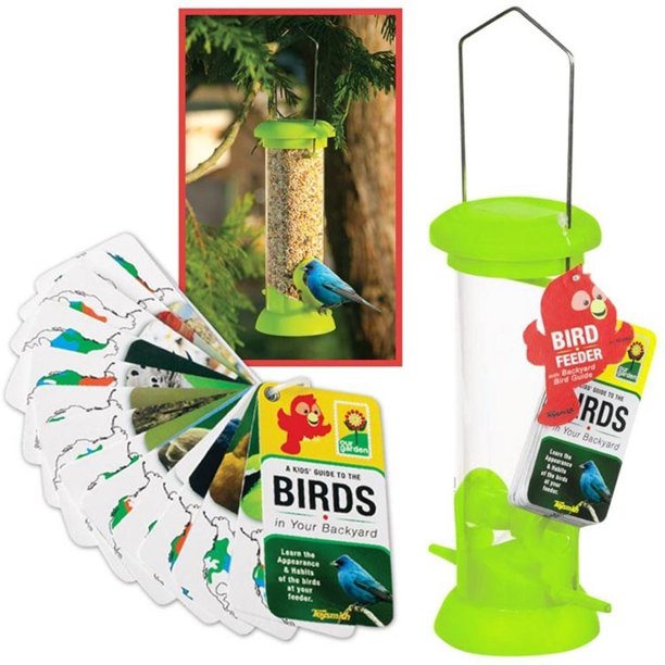 Bird Feeder with Field Guide Science Kit by Toysmith (2950) Walmart