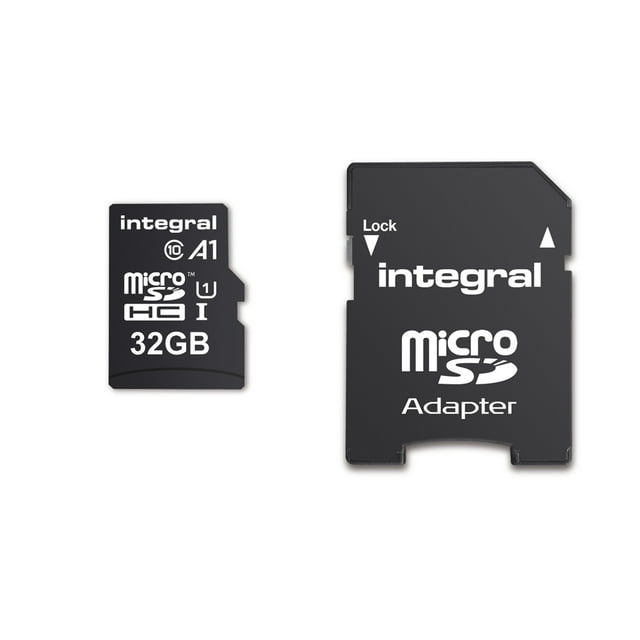 32GB Integral A1 App Performance microSDHC CL10/UHS-I Memory Card for Android Tablets/Phones
