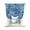 Navy Blue, variant on Teal Coral Coastal Tie Up Curtains for Kitchen Windows,Adjustable Rod Pocket Valance 63 Inch Long, Ocean Nautical Seaside Beach Window Treatment Balloon Roman Blind Shade, 52" x 63"