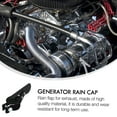 thumbnail image 4 of relayinert Exhaust Pipe Cap Rain Cap Exhaust Rain Caps Exhaust Cap Generator, 4 of 6