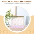 thumbnail image 2 of Office Desk Calendar Paper Made 2024 Calendar Freestanding Simple Calendar Office Supply, 2 of 8