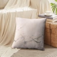 thumbnail image 3 of LALILO Throw Pillow Covers Pink Color Marble Antique Architecture Cushion Cover 18" x 18", 2 Pack, 3 of 6