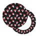 thumbnail image 2 of Balery Cartoon Mushroom Fundas de asiento para taburete de bar redondo de tela de terciopelo ajustables que protegen de arañazos y manchas para sillas de 14 a 17 pulgadas.-13 inch, 2 of 7