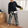 thumbnail image 5 of Wukai Veterans Day Print Teenagers' Pajama Pant Sleep Pajama Lounge Pant PJ Bottoms with Pockets and Button Fly(Available in Big & Tall)-Small, 5 of 6