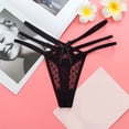 thumbnail image 6 of Summer Savings Clearance Thongs for Women Woman Mesh Sexy Beautiful Butt Panties Strap Panties G-Strings Thongs Underpants Women Underwear Thongs, 6 of 6