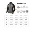 thumbnail image 7 of Little Donkey Andy Men's Ultra Soft Warm Fleece Hybrid Jacket, Lightweight Thermal Running Coat for Golf Hiking Black Heather 3XL, 7 of 7