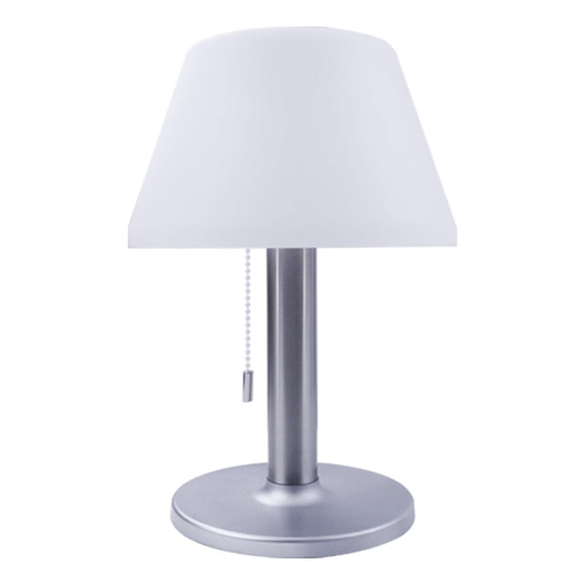 Lámpara de escritorio de luz de mesa LED de energía solar de 3.7V 5W con cadenas de cremallera al aire libre