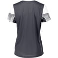 thumbnail image 2 of Holloway Sportswear M Womens Arc Shirt Short Sleeve Carbon/White 222744, 2 of 4