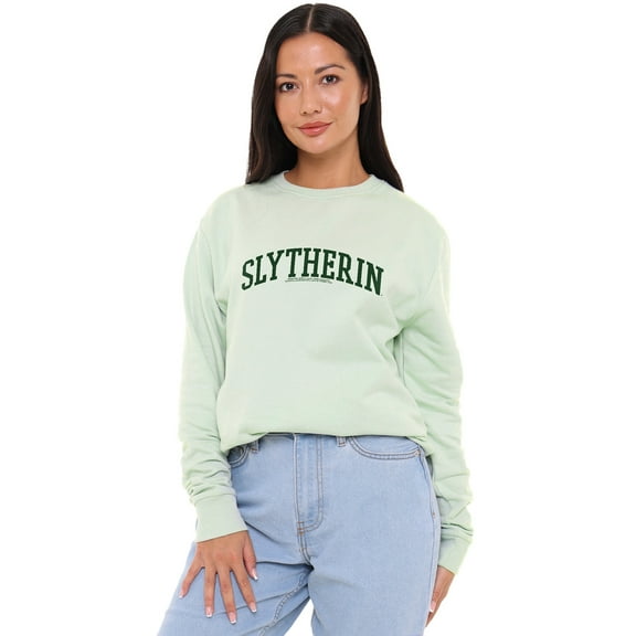 Harry Potter Slytherin Collegiate Women's Crew Sweatshirt