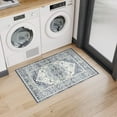thumbnail image 6 of Vintage Collection Washable Area Rug - 2x3 Door Mat Small Entryway Rug Distressed Non-Slip Low-Pile Floor Carpet for Indoor Front Entrance Kitchen Bathroom Living Room Bedroom, 6 of 6