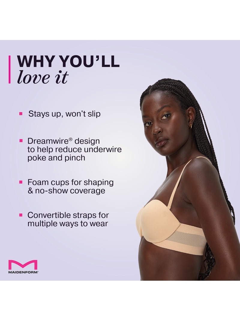 Maidenform Women's Dreamwire Strapless Lift Bra, Style SN3002