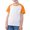 Orange, variant on BLVB 3-14Y Kids Baseball Tee Boys Girls Raglan T Shirt Blouse Short Sleeve Crewneck Casual Tops Cotton T-Shirt
