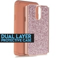 thumbnail image 3 of for LG Stylo 5 Case Phone Case Glitter Shock proof Edge Scratch Shield Hybrid Layers Slim Bumper Cover, 3 of 4