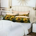 thumbnail image 6 of Coolnut Sunflower Field Pillowcase Standard Size, Super Soft Pillow Shams Covers, Plush Cozy Pillow Cases with Zipper, 20" X 26"（142） Home Decor Gifts, 6 of 6