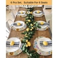 thumbnail image 4 of 13 Inch Round Placemats Set of 4, Sunflower Vintage Non Slip Heat Insulation PP Table Mats, Yellow Floral Summer Botanical Retro Art Washable Place Mats for Kitchen Dining Party Table Decor, 4 of 7