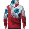 thumbnail image 7 of Honeii Stylish Polar Bear Sunglasses Pattern Mens Hoodies Men's Loose Sleeve Sweatshirt,Pullover Hooded Sweatshirt for Men,Essentials Hoodie-Small, 7 of 7