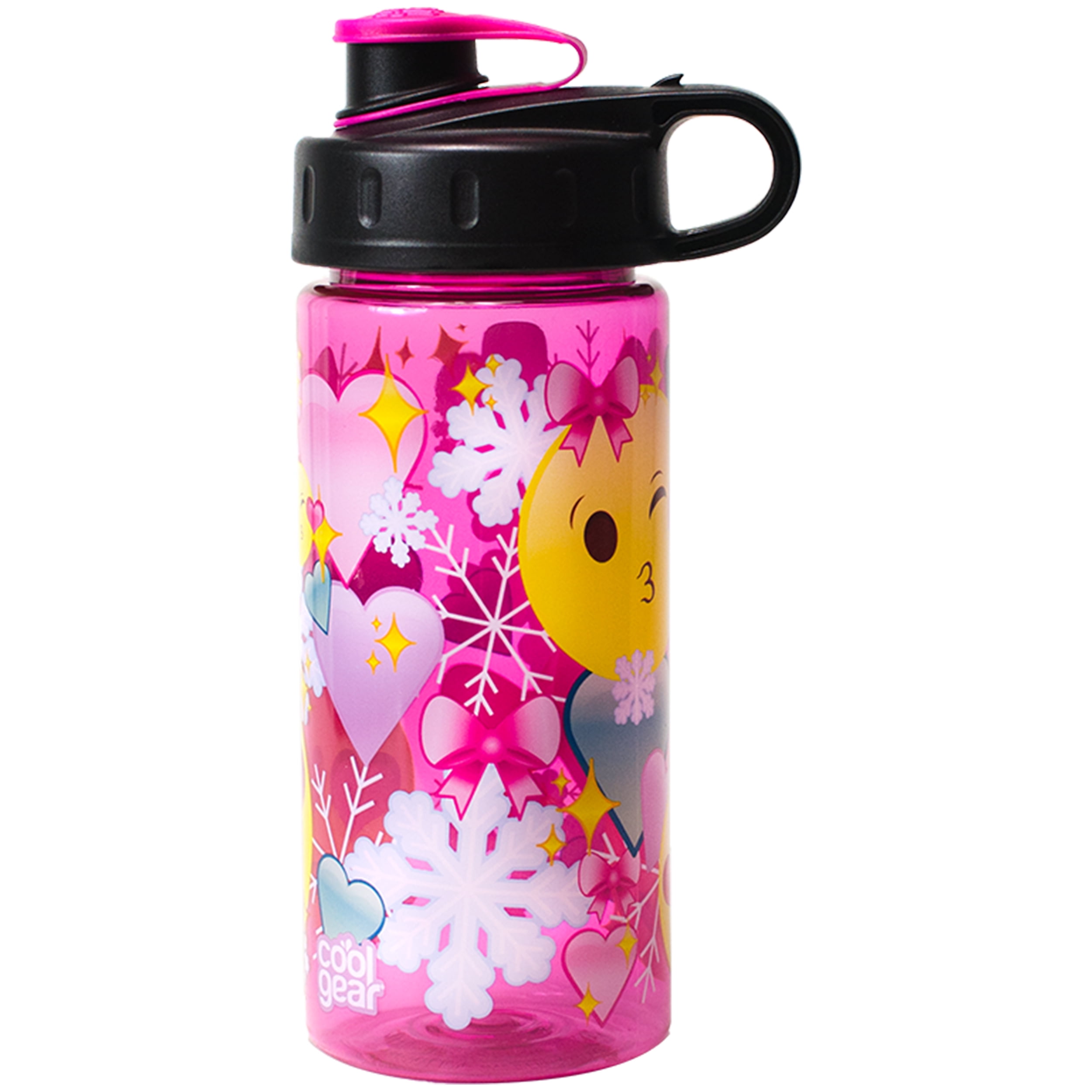 Cool Gear 16 Oz. Girly Winter Emoticons Water Bottle