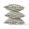 thumbnail image 6 of Lily Garden Stripes Indoor/Outdoor Fabric Pillow in Brown Red 28x28, 6 of 8