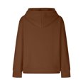 thumbnail image 6 of Piuwrlz Hood Sweatshirts Childrens Girls Boys Long Sleeve Printed Hoodies Hoodie Brown Size 120, 6 of 6
