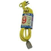 Conntek 24161-108 I-Plug Indoor Extension Cord with LED, 9', Yellow