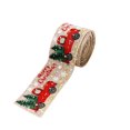 thumbnail image 3 of ITFABS Rubans de Noël Rouleau Imprimé Voiture Pack Cadeau de Noël Décoration Maison, 3 of 7