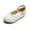 B321-Glitter White, variant on Toddler Little Girl Nude Dress Shoes Size 5 - Girl Ballet Flats Wedding Party