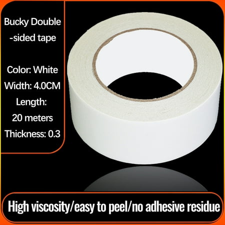 Painters and Masking tape Cloth Base Adhesive Tape Strong Adhesion No Residual Adhesive Double-Sided Tape Wedding Carpet Fixing Carpet Adhesive Double-Sided Cloth Base Adhesiv