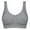 Grey, variant on Sngxgn Sports Bras Padded Cropped Bras for Yoga Workout Fitness Low Impact(White,XL)