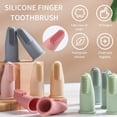 thumbnail image 2 of Cepillo de dientes de silicona para perros y gatos, herramienta de Limpieza de dientes de dedo, súper suave, cuidado del mal aliento, no tóxico, suministros de limpieza, 2 of 4
