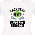 thumbnail image 4 of Inktastic Lacrosse Is My Favorite Season Boys or Girls Long Sleeve Baby Bodysuit, 4 of 5