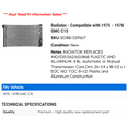 thumbnail image 2 of Radiator - Compatible with 1975 - 1978 GMC C15 1976 1977, 2 of 2
